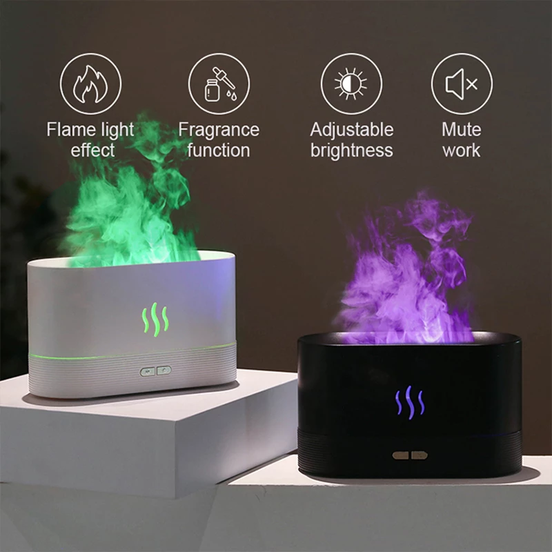 Colorful Flame Oil Diffuser